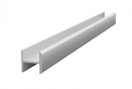 Profil intermediar aluminiu 3m sistem usi glisante Galex Trend 10mm