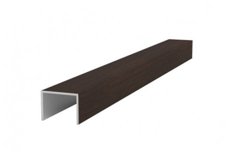 Profil orizontal wenge 3m Galex Trend 10mm