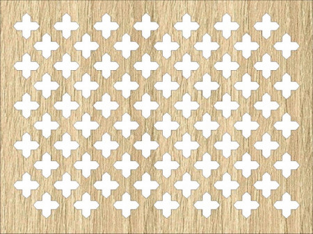Panou perforat din HDF - LACATTO - GOTICO Oak