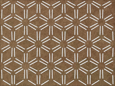 Panou perforat din HDF model SNOWFLAKES