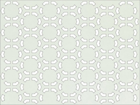 Panou perforat din HDF - LACCATO - CELL SILVER