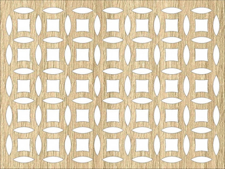 Panou perforat din HDF - LACCATO - SUSANNA OAK