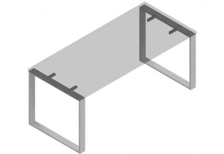 Picior masa/birou O-LEG H715 aluminiu