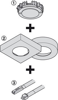 LED 2025 12V modular Loox Hafele