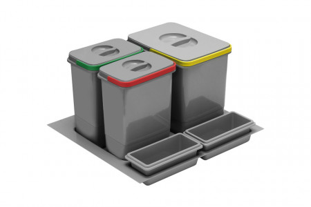 Cos pentru gunoi plastic Multino antracit