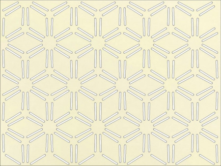 Panou perforat din HDF model SNOWFLAKES