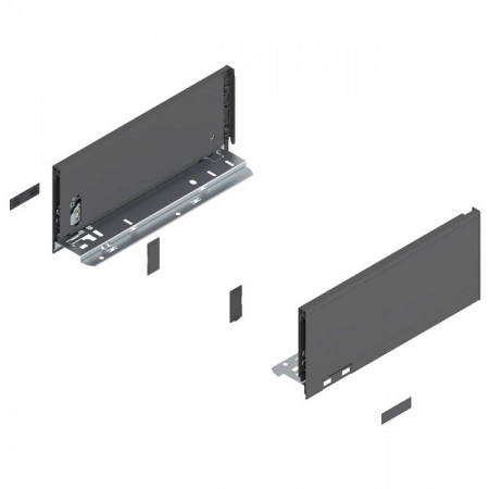 LEGRABOX Pure - Laterala K sertar 270mm gri-orion 770K2702S set Blum