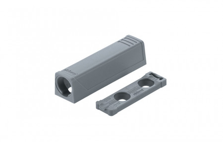TIP-ON usi placuta adaptoare dreapta pt varianta scurta 956.1201 gri Blum
