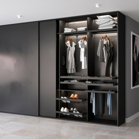 Lift pentru haine 12kg  negru accesorii dressing Hack
