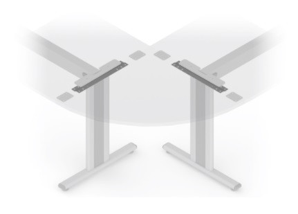 Suport peninsula sistem Desk bar