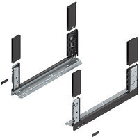 Laterala C sertar Legrabox free set negru-terra mat, 780C Blum
