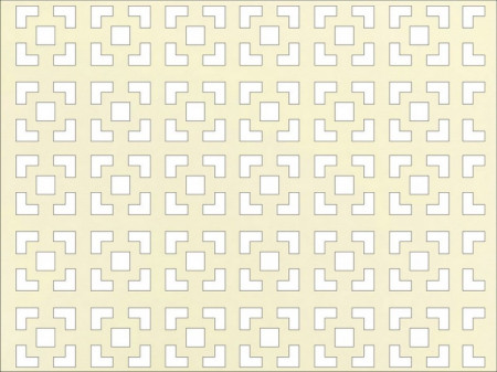 Panou perforat din HDF - LACATTO - DAMASCO BEIGE