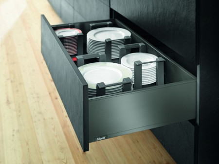 Laterala C sertar Legrabox pure set gri-orion mat, 770C Blum