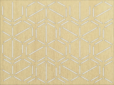 Panou perforat din HDF - LACATTO - BEHIVE Maple
