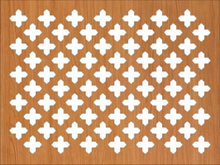 Panou perforat din HDF - LACATTO - GOTICO Cherry