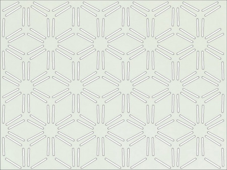 Panou perforat din HDF model SNOWFLAKES