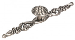 Buton cu sild pentru mobilier 1474-143ZN29 finisaj argint antic Siro