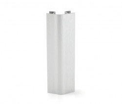 Coltar plinta 90-135 H150 aluminiu/inox