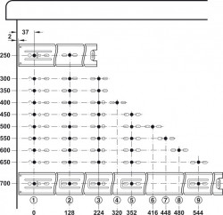 Glisiera pe bile extragere totala 422.30.935 Hafele
