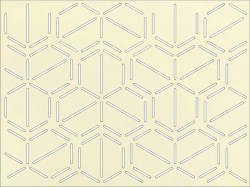 Panou perforat din HDF - LACATTO - BEHIVE Beige