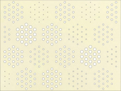Panou perforat din HDF - LACCATO - CHIPS BEIGE