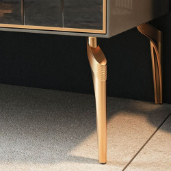 Picior mobila Efes H160mm negru mat
