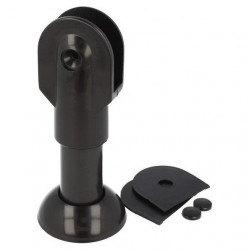 Picior plastic pentru cabina toaleta negru, accesorii compartimentari HPL