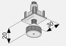 Picior reglabil sistem modular dressing Linea Sevroll