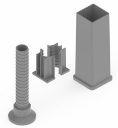 Plug Cubo reglaj pe inaltime