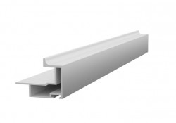 Profil vertical Minimalist aluminiu 2.7m sistem usi glisante Galex Practik 10mm