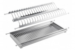 Scurgator vase cu doua nivele, corp 500/600/700/800/900mm, inox