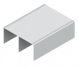 Sina superioara aluminiu 3000mm sistem usi glisante Terra 10mm Syskor