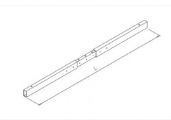 Traversa telescopica aluminiu sistem Edge