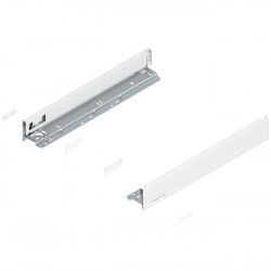 LEGRABOX Pure - Laterala N sertar 400mm alb-matase mat 770N4002S set Blum