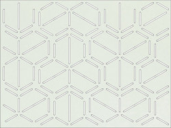 Panou perforat din HDF - LACATTO - BEHIVE Silver