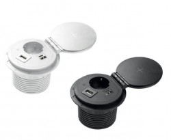 Priza CHARGER PLUS, 1xSCHUKO, 1xUSB A+C, HDMI,incorporabila, incarcare WIRELESS