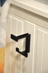 Cuier 2324/PB12 negru mat Siro