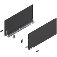 Laterala F sertar Legrabox pure set negru-terra mat, 770F Blum