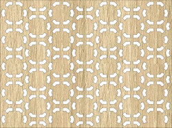 Panou perforat din HDF - LACCATO - CELL OAK
