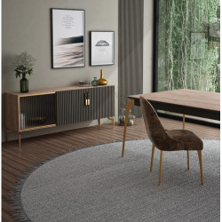 Picior mobila Zarif H200mm auriu mat