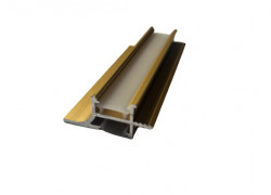 Profil Gola superior cu canal pentru banda LED cu capac inclus, finisaj Aluminiu/ Alb/ Negru/ Auriu 3m