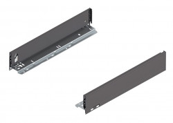 LEGRABOX Pure - Laterala M sertar set gri-orion mat, 770M Blum
