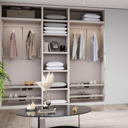 Lift pentru haine 12kg gri stone accesorii dressing Hack