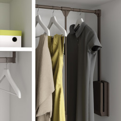 Lift pentru haine 12kg maro accesorii dressing Moka