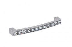 Maner mobila cristale Swarovski WMN550.128.KR02 crom lucios Giusti