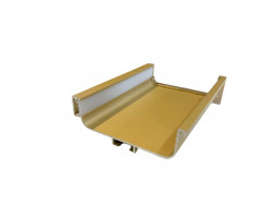 Profil Gola tip C cu canal pentru banda LED (78mm), 4m, finisaj Aluminiu/ Alb/ Negru/ Auriu mat