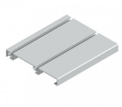 Sina inferioara aluminiu sistem usi glisante Terra 18mm Syskor