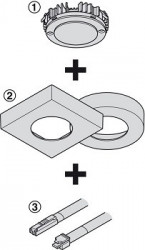 LED 2025 12V modular Loox Hafele