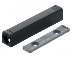 TIP-ON usi placuta adaptoare dreapta pt varianta lunga negru 956A1201 Blum