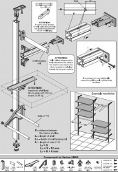 Bara haine ovala sistem modular dressing Linea Sevroll